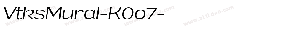 VtksMural-K0o7字体转换