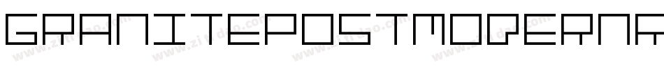 GranitepostmodernRegular-ZlJB字体转换 GranitepostmodernRegular-ZlJB字体转换