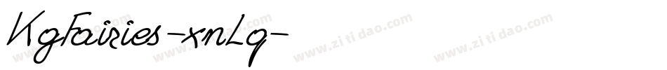 KgFairies-xnLq字体转换 KgFairies-xnLq字体转换