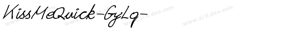 KissMeQuick-GyLq字体转换