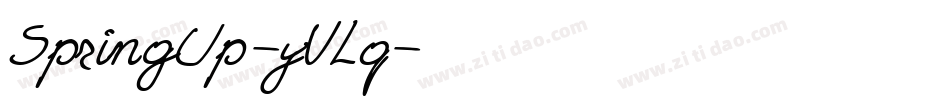 SpringUp-yVLq字体转换