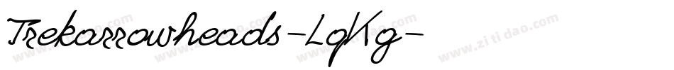 Trekarrowheads-LqKg字体转换