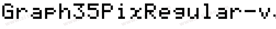 Graph35PixRegular-vj1A字体转换