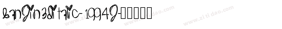 Banjin3DItalic-1GG4j字体转换