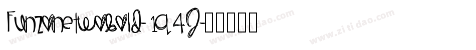 FunzoneTwoBold-1q4j字体转换 FunzoneTwoBold-1q4j字体转换