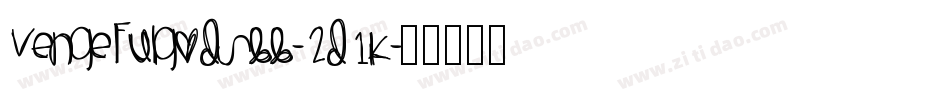Vengefulgodsbb-2d1K字体转换