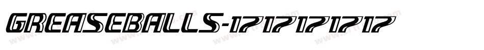GREASEBALLS字体转换