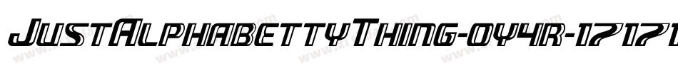 JustAlphabettyThing-0y4r字体转换