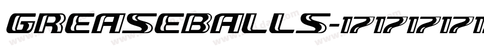 GREASEBALLS字体转换