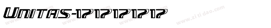 Unitas字体转换