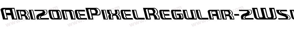 ArizonePixelRegular-zW5w字体转换