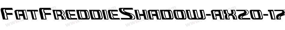 FatFreddieShadow-ax2o字体转换