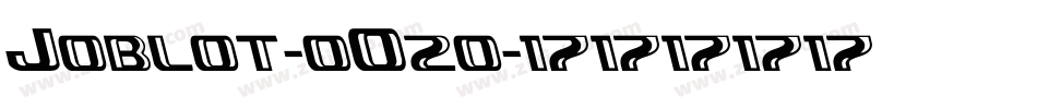 Joblot-0O2o字体转换