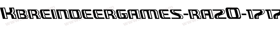 Kbreindeergames-ra2O字体转换 Kbreindeergames-ra2O字体转换