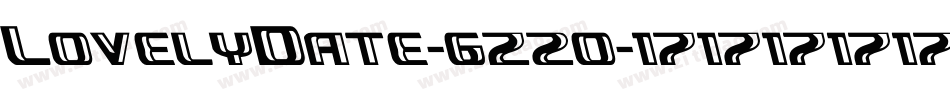 LovelyDate-6z2o字体转换