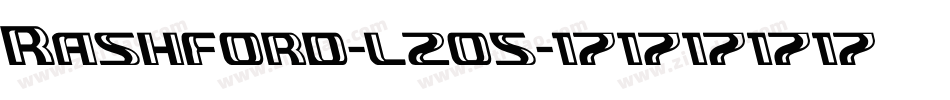 Rashford-l2o5字体转换