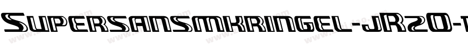 Supersansmkringel-jR2O字体转换 Supersansmkringel-jR2O字体转换
