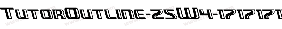 TutorOutline-z5W4字体转换