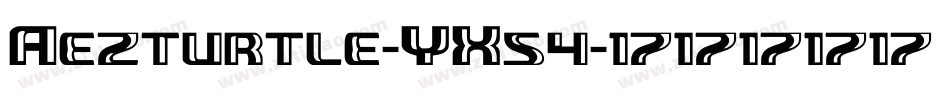 Aezturtle-YX54字体转换