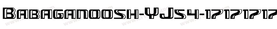 Babaganoosh-YJ54字体转换