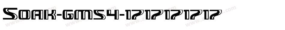 Soak-gm54字体转换