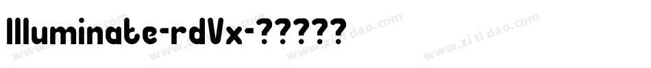 Illuminate-rdVx字体转换