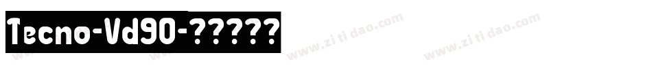 Tecno-Vd90字体转换