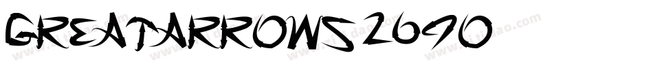 Greatarrows-269o字体转换