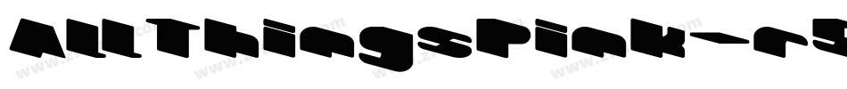 AllThingsPink-r5vA字体转换
