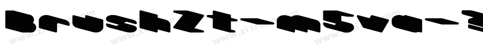 BrushZt-m5va字体转换