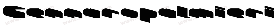 Gennaropalmierithorny3DMedium-86VA字体转换