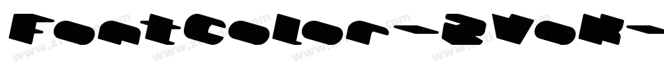 FontColor-2VoK字体转换