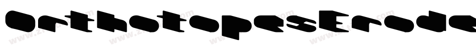 OrthotopesEroded-MMVn字体转换