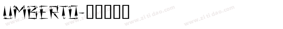 umberto字体转换