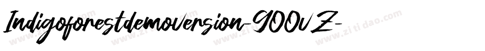 Indigoforestdemoversion-GOOvZ字体转换