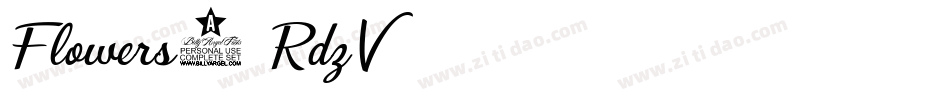 Flowers3-RdzV字体转换