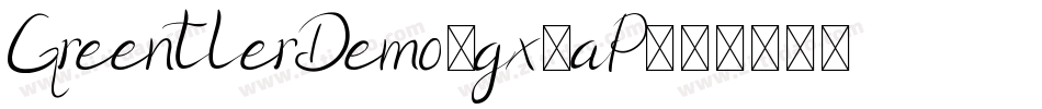 GreentlerDemo-gx2aP字体转换