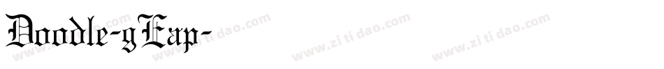 Doodle-gEap字体转换