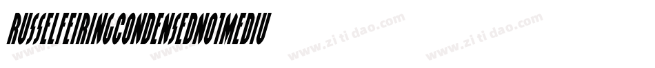 RusselfeiringCondensedNo1Medium-7Z8l字体转换