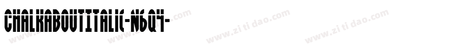 ChalkaboutItalic-n6q4字体转换