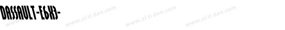 Dassault-e6x3字体转换