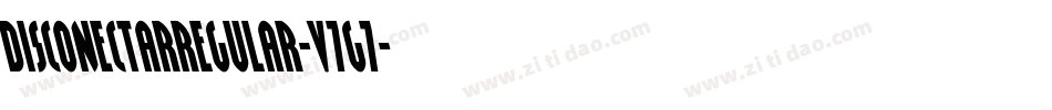 DiscoNectarRegular-v7G7字体转换