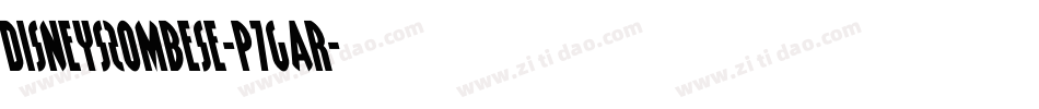 DisneysZombese-p7gAr字体转换
