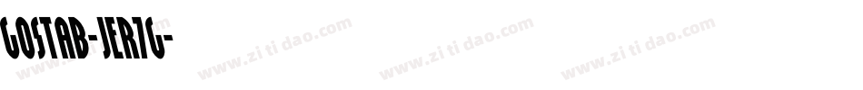 Gostab-jER7G字体转换