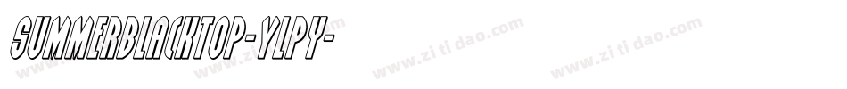 Summerblacktop-YLPy字体转换