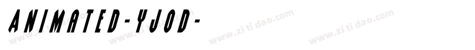 Animated-yJOd字体转换