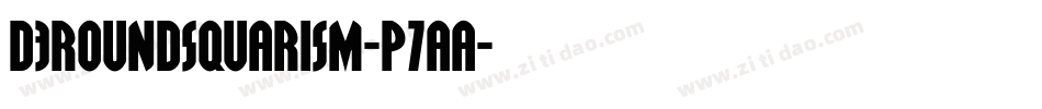 D3Roundsquarism-p7aa字体转换