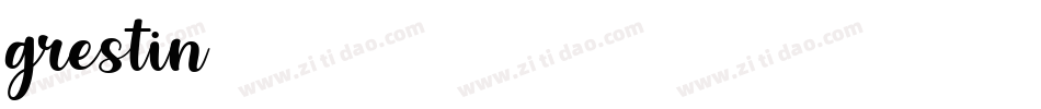 grestin字体转换