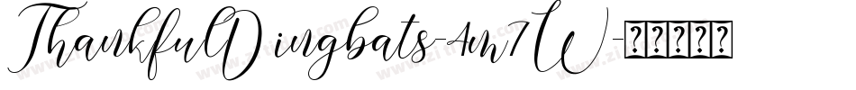 ThankfulDingbats-4m7W字体转换