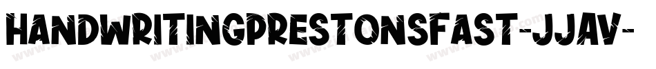 HandwritingPrestonsFast-jjAv字体转换